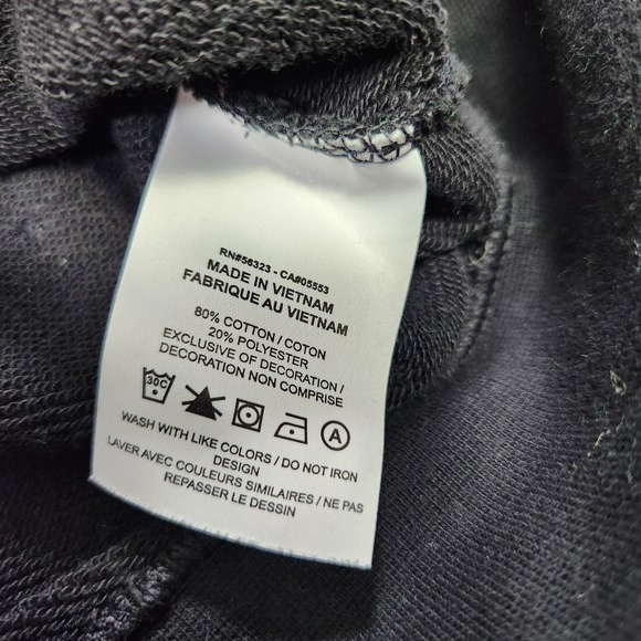 Nike Jordan Sweatshirt Men XXL Jumpman Crewneck Heavy Cotton French Terry Black - Picture 10 of 13